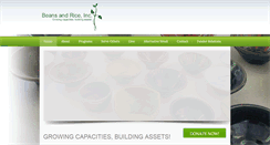 Desktop Screenshot of beansandrice.org